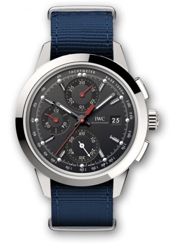 IWC Ingenieur Chronograph Custom Stainless Steel Black-Red NATO