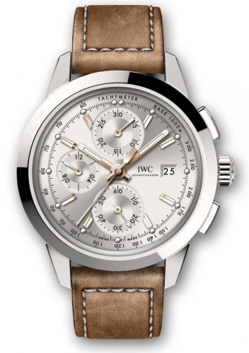 IWC Ingenieur Chronograph Custom Stainless Steel Silver-Gold Calf