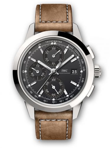 IWC Ingenieur Chronograph Custom Stainless Steel Black-Rhodium Calf