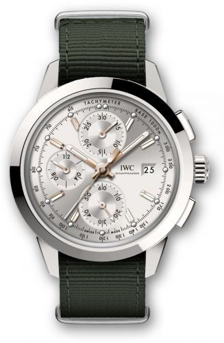 IWC Ingenieur Chronograph Custom Stainless Steel Silver-Gold NATO