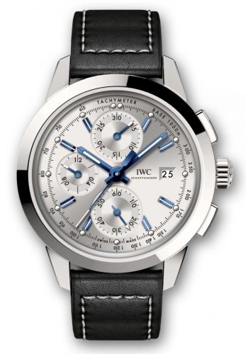 IWC Ingenieur Chronograph Custom Stainless Steel Silver-Blue Calf