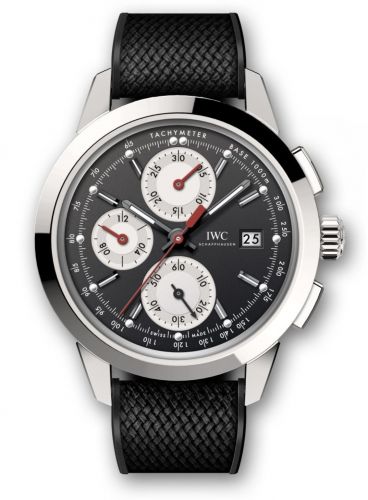 IWC Ingenieur Chronograph Custom Stainless Steel Black-Silver-Red Rubber