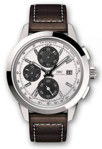 IWC Ingenieur Chronograph Custom Stainless Steel Silver-Black-Black Calf