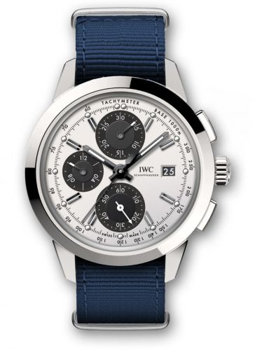 IWC Ingenieur Chronograph Custom Stainless Steel Silver-Black-Black NATO
