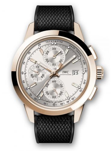IWC Ingenieur Chronograph Custom Red Gold Silver-Gold Rubber