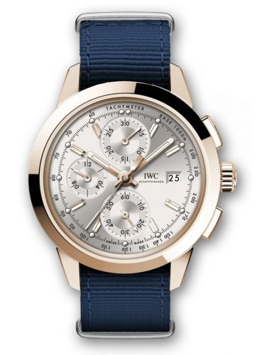 IWC Ingenieur Chronograph Custom Red Gold Silver-Gold Rubber