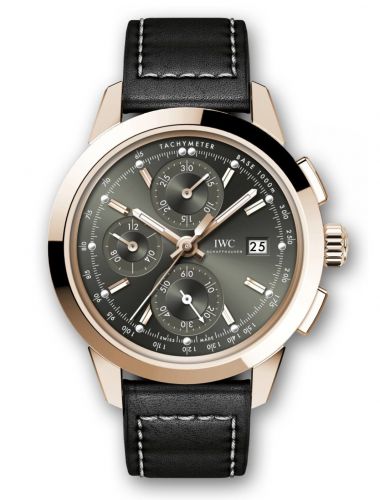 IWC Ingenieur Chronograph Custom Red Gold Green-Gold Calf