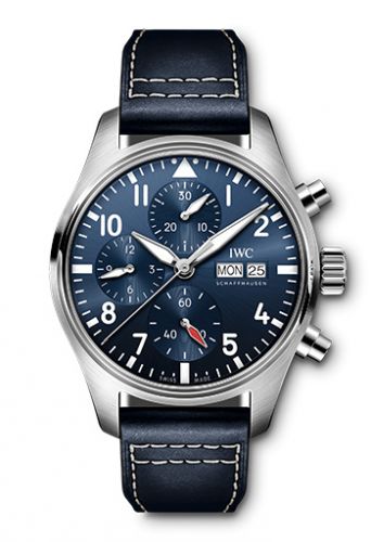 IWC Pilot's Watch Chronograph 41 Stainless Steel Blue