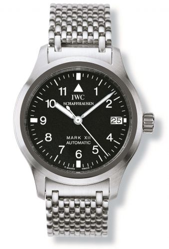 IWC Pilot's Watch Mark XII Stainless Steel Black Bracelet
