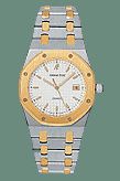 Audemars Piguet Royal Oak 15000 Date Stainless Steel Yellow Gold White