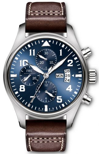 IWC Pilot's Watch Chronograph Stainless Steel Le Petit Prince Strap