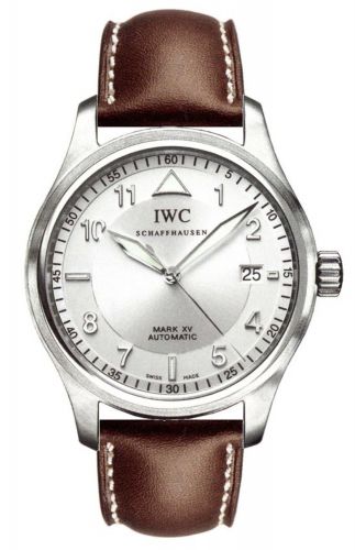 IWC Pilot's Watch Mark XV Spitfire Stainless Steel Silver Strap