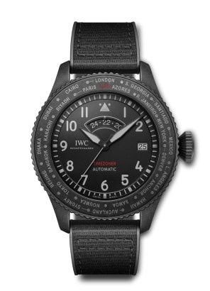 IWC Pilot’s Watch Timezoner Top Gun Ceratanium