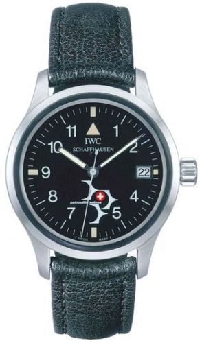IWC Pilot's Watch Mark XII Stainless Steel Black Patrouille de Suisse