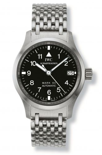IWC Lady Pilot's Watch Mark XII Stainless Steel Black Bracelet
