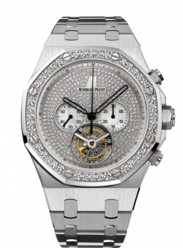 Audemars Piguet Royal Oak Tourbillon Chronograph White Gold Diamond