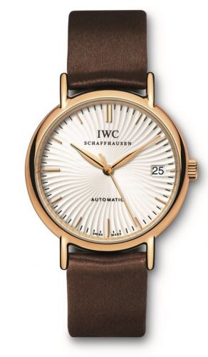 IWC Portofino Midsize Rose Gold Silver