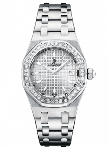 Audemars Piguet Royal Oak 67601 Stainless Steel Diamond Silver Bracelet
