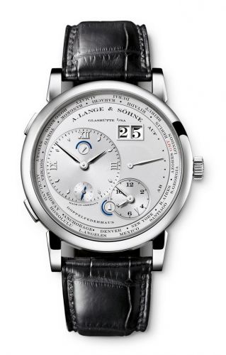 A. Lange & Söhne Lange 1 Timezone Platinum Silver