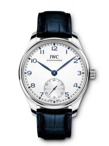IWC Portugieser Automatic 40 Stainless Steel Silver - Blue Alligator