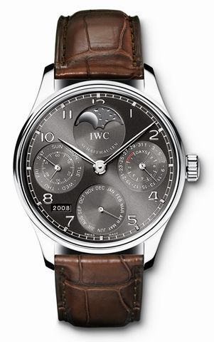 IWC Portuguese Perpetual Calendar 5022 White Gold Ardoise
