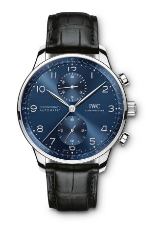 IWC Portugieser Chronograph Stainless Steel Blue
