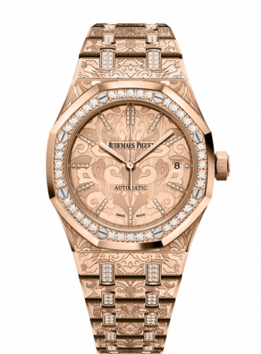 Audemars Piguet Royal Oak 15456 Selfwinding Rose Gold Cashmere