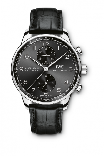 IWC Portuguese Chrono-Automatic Stainless Steel Black