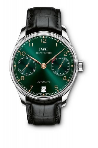 IWC Portugieser Automatic 5007 Stainless Steel Green Kuwait