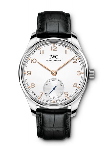 IWC Portugieser Automatic 40 Stainless Steel Silver Alligator