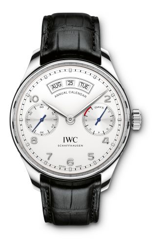 IWC Portugieser Annual Calendar Stainless Steel Silver