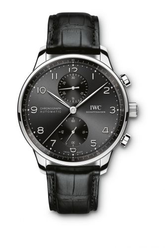 IWC Portugieser Chronograph Stainless Steel Black