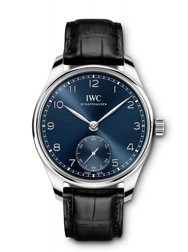 IWC Portugieser Automatic 40 Stainless Steel Blue Alligator