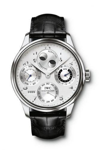 IWC Portuguese Perpetual Calendar 5021 Platinum Silver
