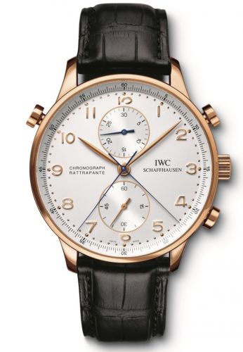 IWC Portugieser Chrono-Rattrapante Rose Gold Silver