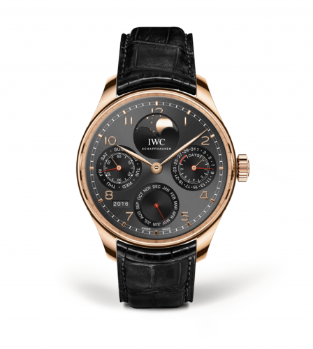 IWC Portugieser Perpetual Calendar Single Moon Red Gold Dubail