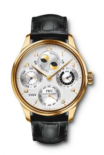 IWC Portuguese Perpetual Calendar 5021 Yellow Gold Silver