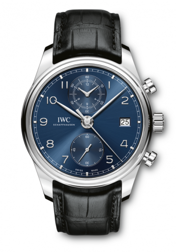 IWC Portugieser Chronograph Classic Stainless Steel Blue