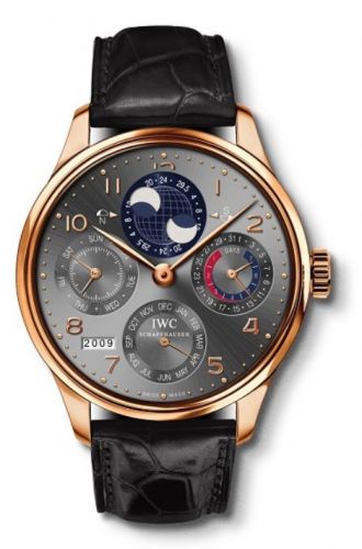 IWC Portuguese Perpetual Calendar 5021 Red Gold Ardoise