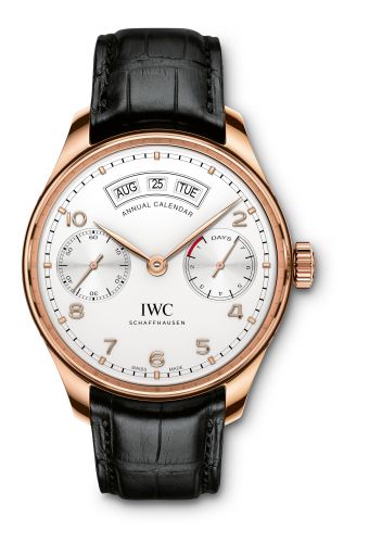 IWC Portugieser Annual Calendar Red Gold Silver