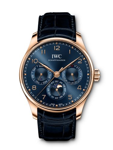 IWC Portugieser Perpetual Calendar 42 Red Gold Blue Boutique Edition