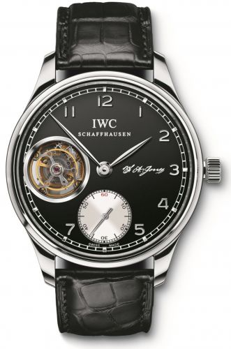 IWC Portugieser Tourbillon Hand-Wound F.A. Jones Platinum Black