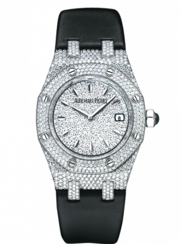 Audemars Piguet Royal Oak Quartz 67625 White Gold Diamond Diamond Strap