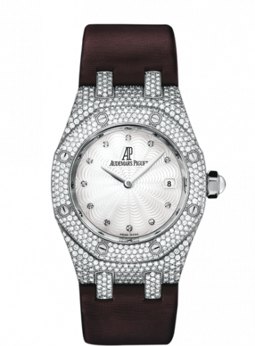 Audemars Piguet Royal Oak 67605 White Gold Diamond MOP