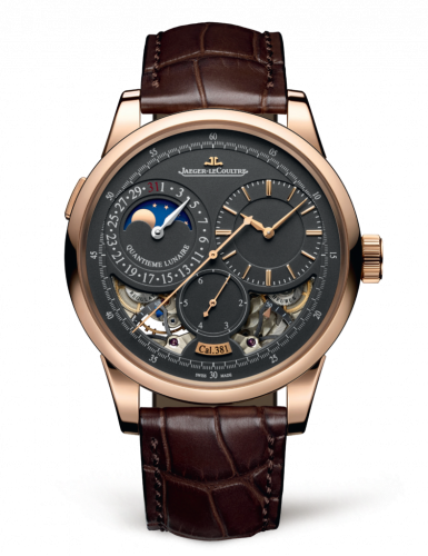 Jaeger-LeCoultre Duomètre à Quantième Lunaire Pink Gold Grey