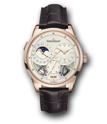Jaeger-LeCoultre Duomètre à Quantième Lunaire Pink Gold Open