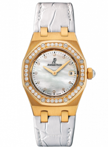 Audemars Piguet Royal Oak 67601 Quartz Yellow Gold MOP Strap