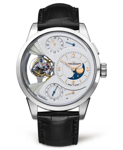 Jaeger-LeCoultre Duomètre Sphérotourbillon Moon Platinum Silver