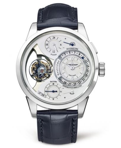 Jaeger-LeCoultre Duomètre Sphérotourbillon Platinum Silver