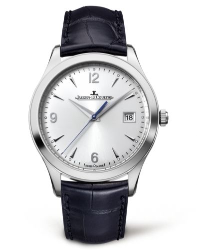 Jaeger-LeCoultre Master Control Date Stainless Steel Silver Alligator